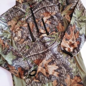 10x Camo Mossy Oak Wind Breaker Shirt S